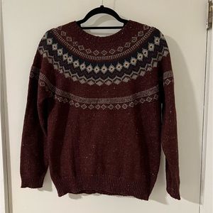 Crewneck knit sweater